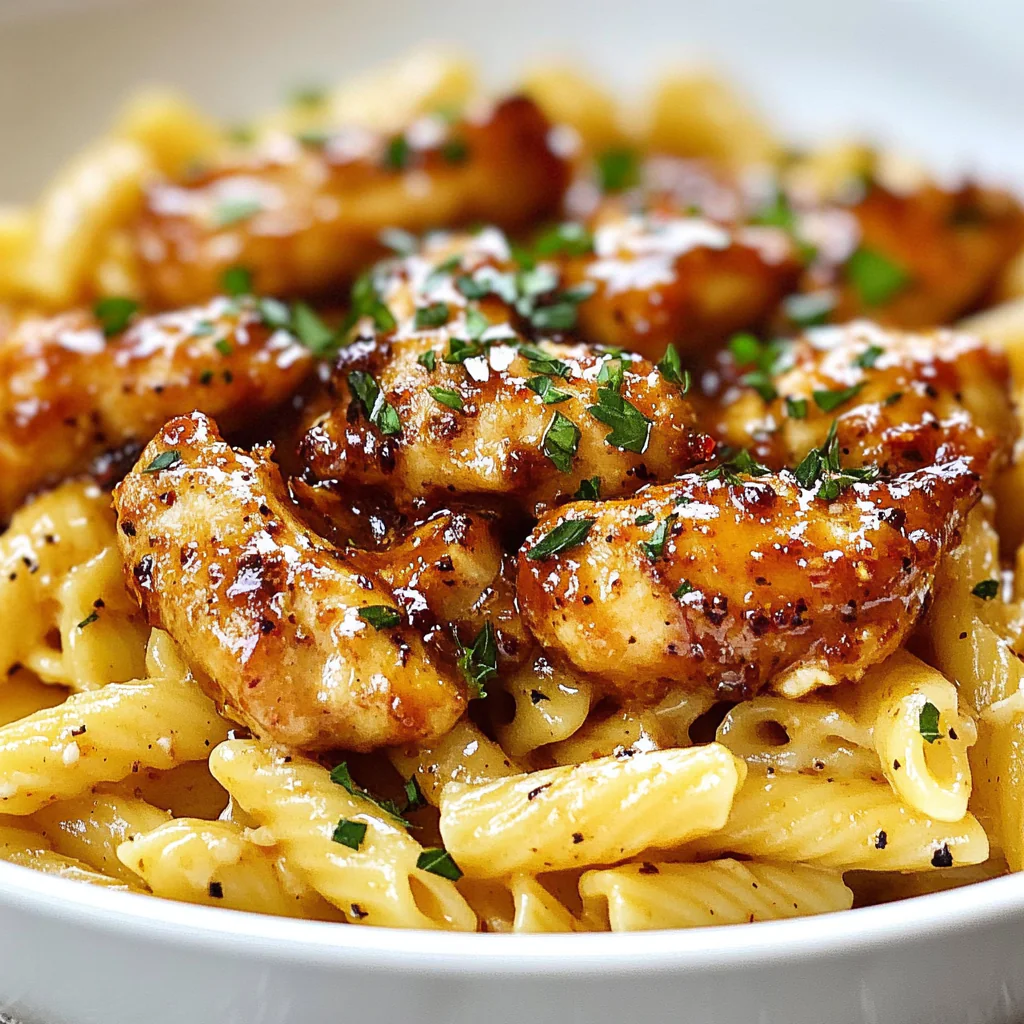 Easy Honey Pepper Chicken Pasta