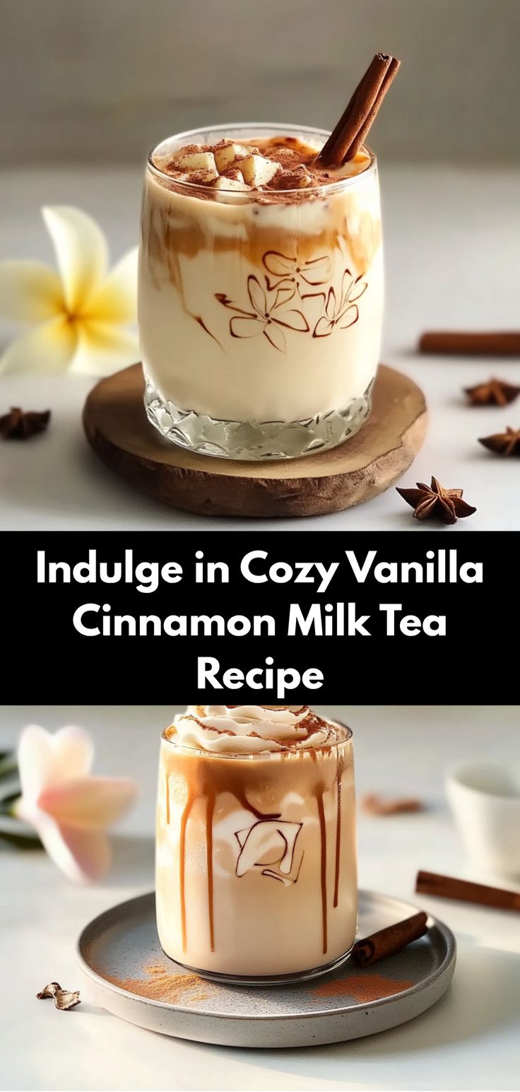 Vanilla Cinnamon Milk Tea