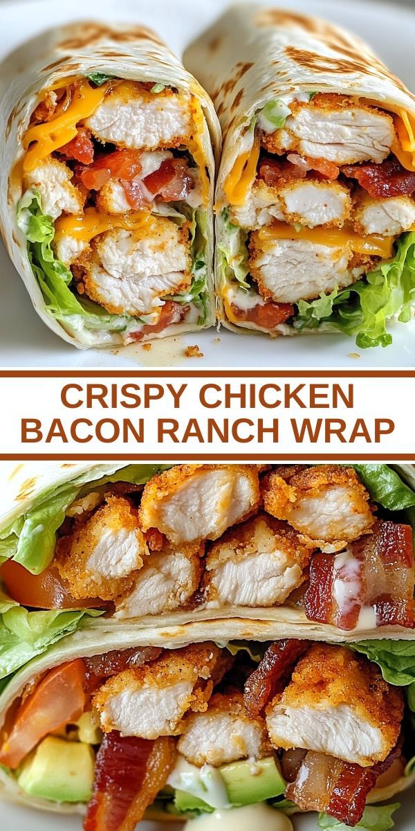 Crispy Chicken Bacon Wrap