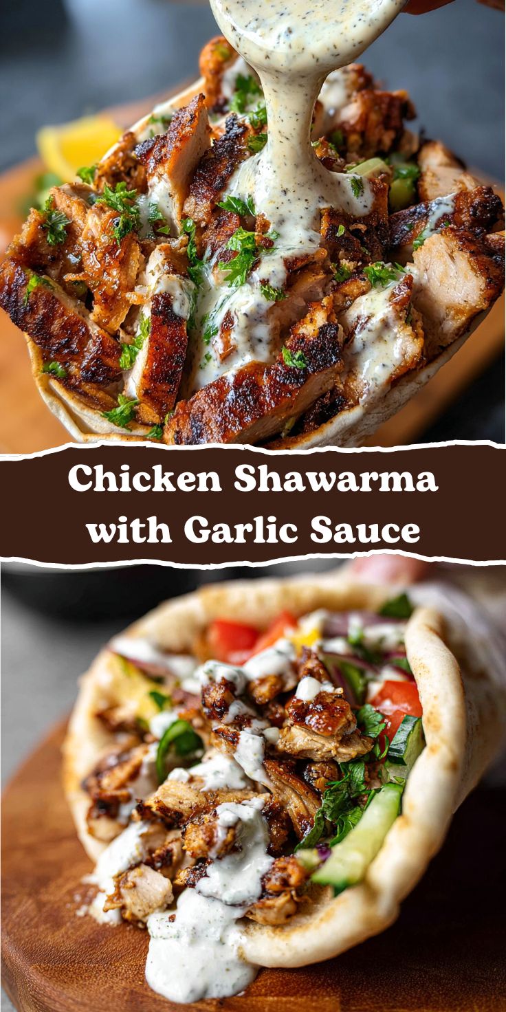 Chicken Shawarma with Garlic Sauce