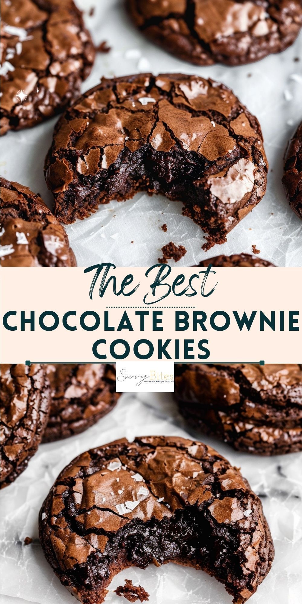 Soft & Chewy Brookies (Brownie Cookies)