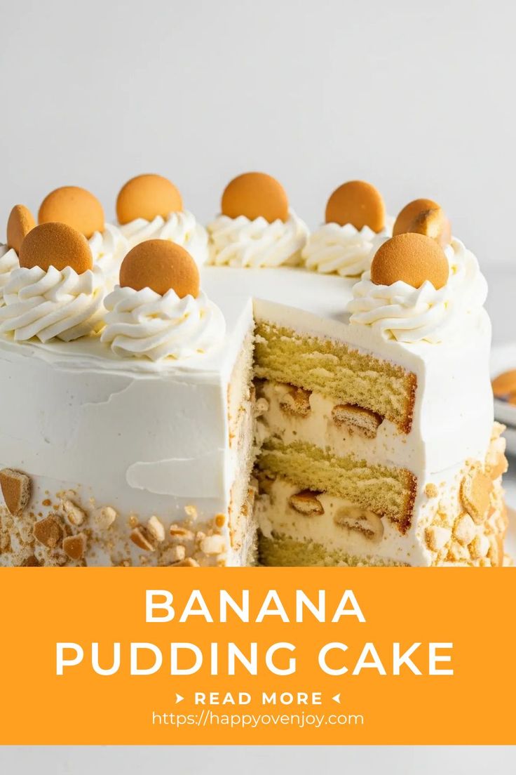 Homemade Banana Pudding Cake