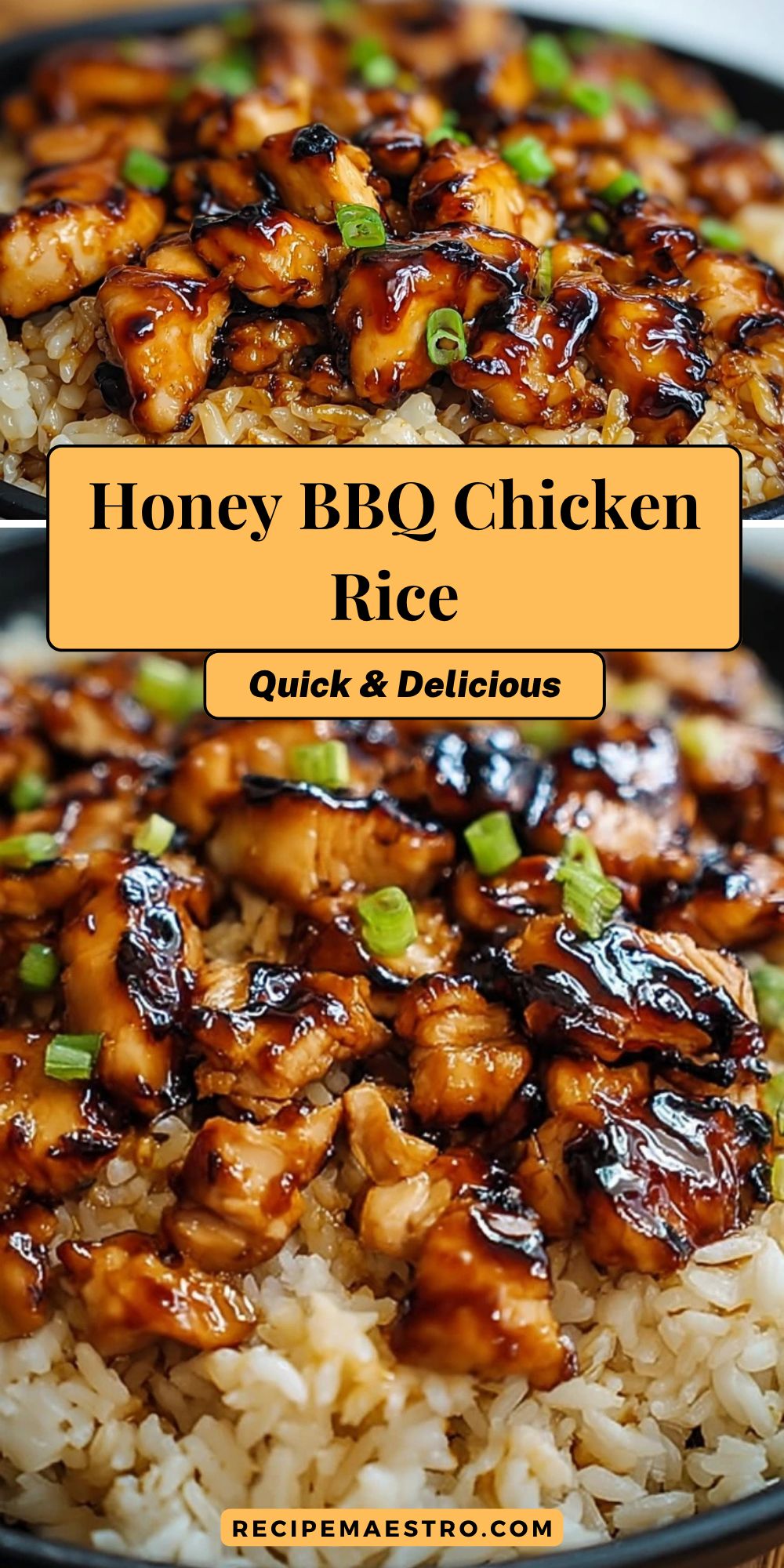 Honey BBQ Chicken Rice
