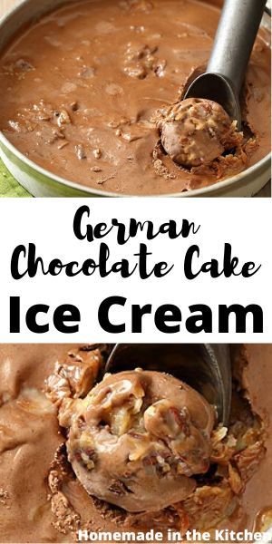 German Chocolate Cake Ice Cream