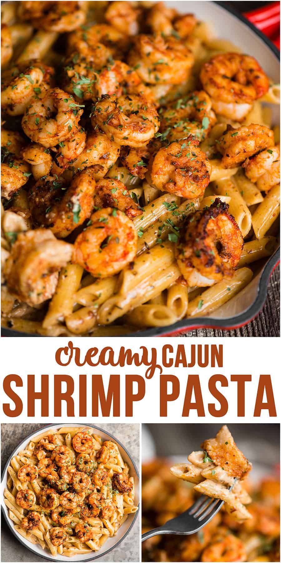 Creamy Cajun Shrimp Pasta