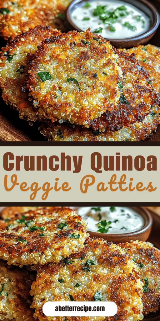 Crunchy Quinoa Veggie Patties