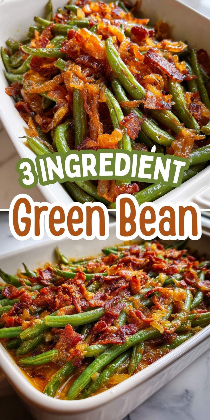 ⭐ Homemade Green Bean Casserole