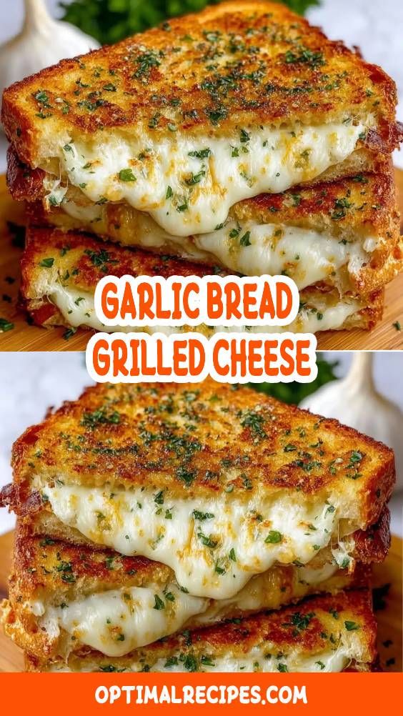 Garlic Bread Grilled Cheese